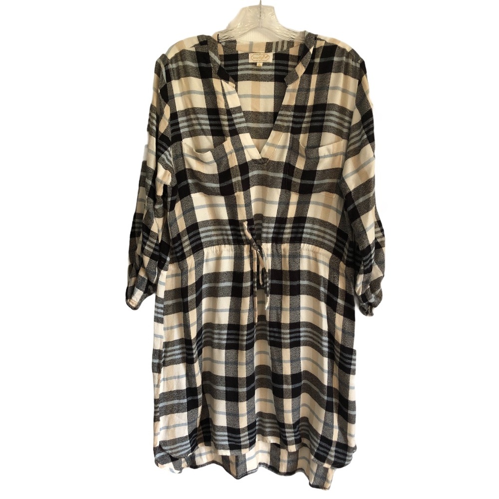 MUDPIE PLAID‎ DRESS L